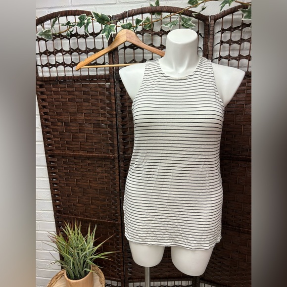 Decree White and Black Striped Shirt Top - Picture 6 of 11